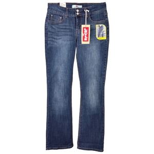 LEVI’S 526 SLENDER BOOTCUT GIRLS DENIM JEANS SIZE 2 MEDIUM MISSES FIVE POCKETS